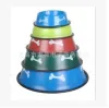 Stainless steel baked paint dog bowl, pet bowl, cute bone footprint pet food bowl, dog bowl, cat bowl Specification image